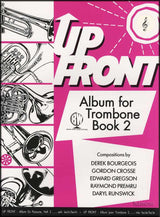 front cover of Up Front Album for Trombone Book 2 Treble Clef