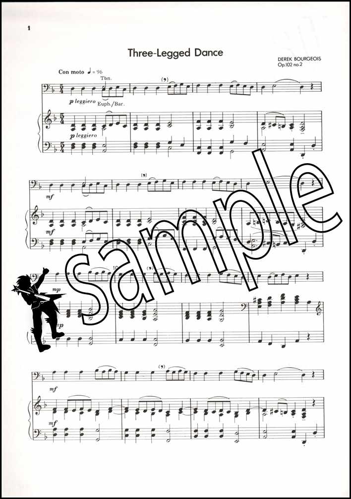 1st sample page from Up Front Album for Trombone Book 2 Bass Clef