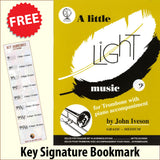 front cover of A Little Light Music for Trombone Bass Clef by John Iveson together with free Bass Glef bookmark