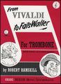 front cover of From Vivaldi to Fats Waller for Trombone Treble Clef