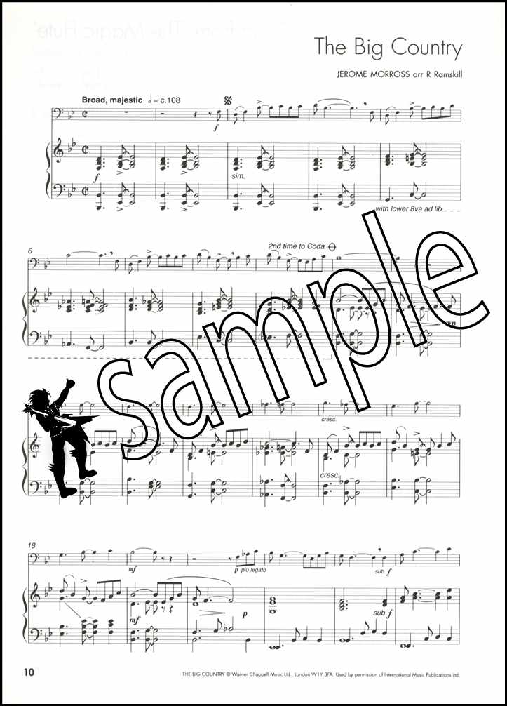 3rd sample page from From Vivaldi to Fats Waller for Trombone Treble Clef