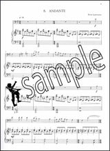 3rd sample page from Badinage for Trombone / Euphonium Treble Clef by Peter Lawrance