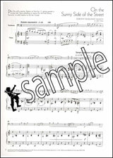 1st sample page from The Sunny Side of the Street for Trombone / Euphonium Bass Clef