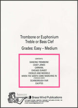 back cover of All Jazzed Up for Trombone Treble Clef Book Only