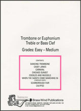 back cover of All Jazzed Up for Trombone Bass Clef Book Only