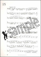 3rd sample page from Bone of Contention for Trombone Bass Clef by Derek Bourgeois