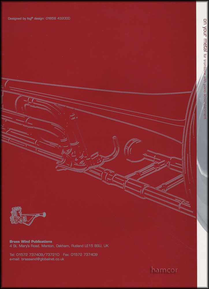 back cover of On Your Metal for Trombone Treble Clef by Simon Proctor
