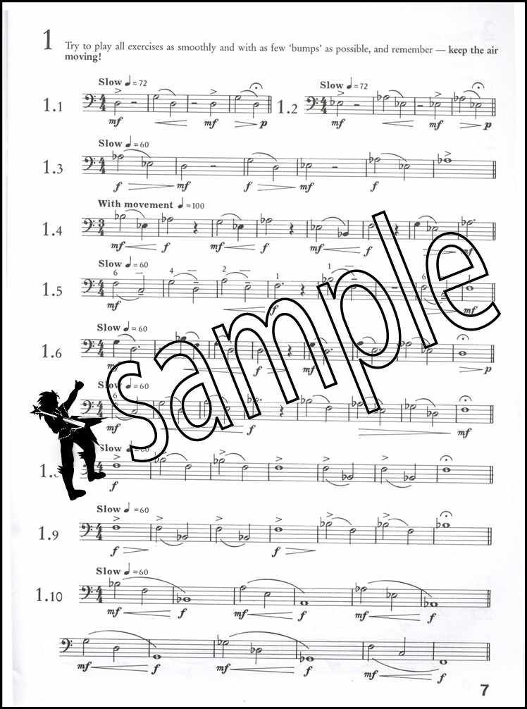1st sample page from How Trombonists Do It Bass Clef