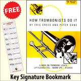 front cover of How Trombonists Do It Bass Clef together with free Bass Glef bookmark
