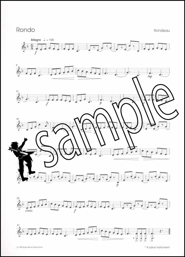 2nd sample page from Featuring Melody Studies for Tuba Treble Clef by Peter Lawrance