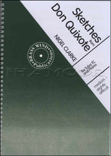 front cover of Sketches from Don Quixote for Tuba Treble Clef by Nigel Clarke