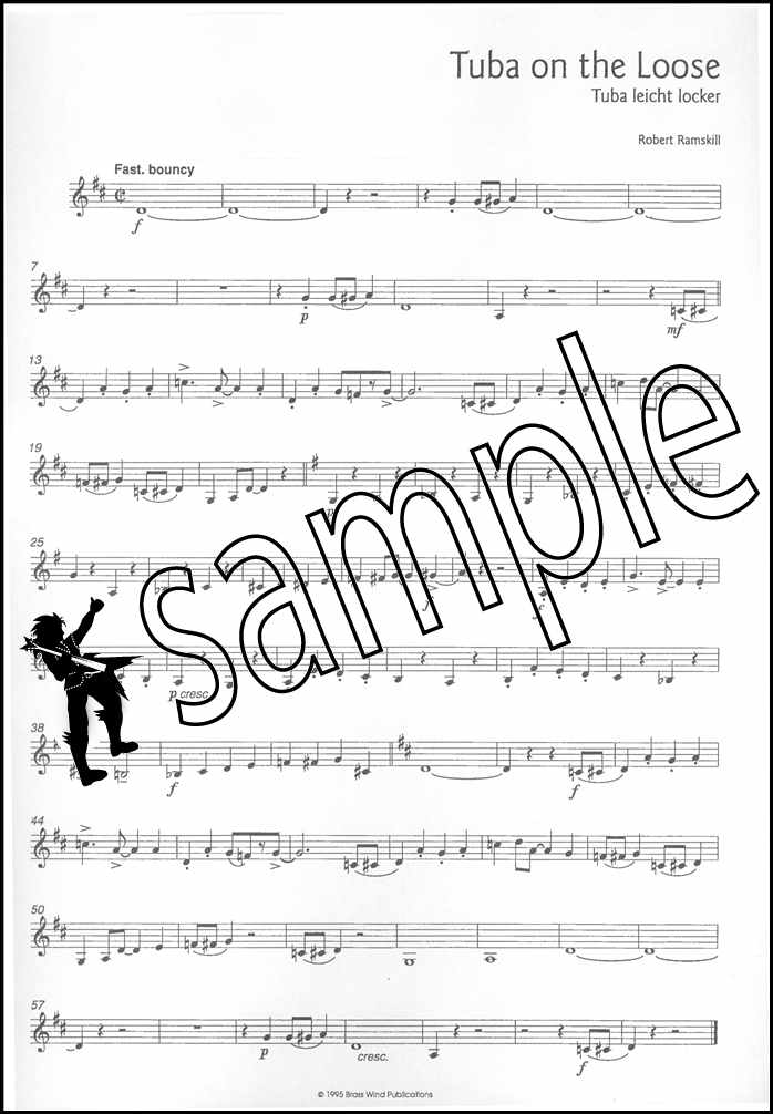 1st sample page from From Vivaldi to Fats Waller for Tuba Treble Clef