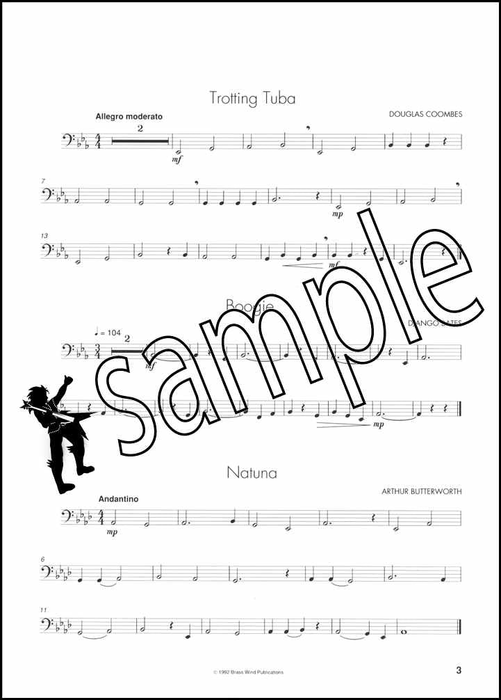 1st sample page from Keynotes Album for Eb Bass/Tuba Bass Clef