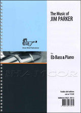 front cover of The Music of Jim Parker for Tuba/Eb Bass Treble Clef