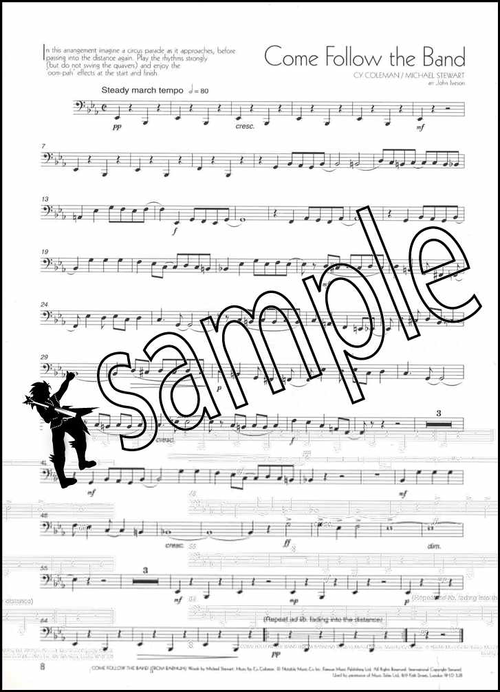 2nd sample page from A Little Light Music for Tuba Bass Clef by John Iveson