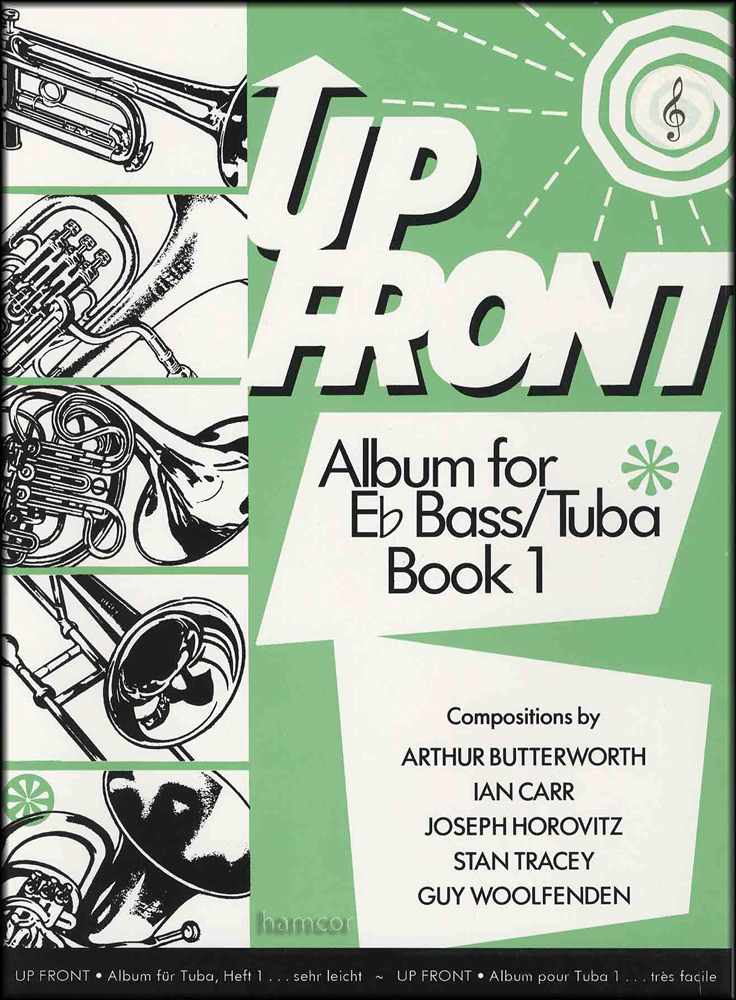 front cover of Up Front Album for Eb Bass/Tuba Book 1 Treble Clef
