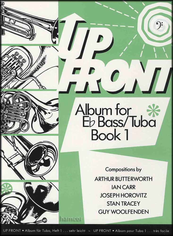 front cover of Up Front Album for Eb Bass/Tuba Book 1 Bass Clef