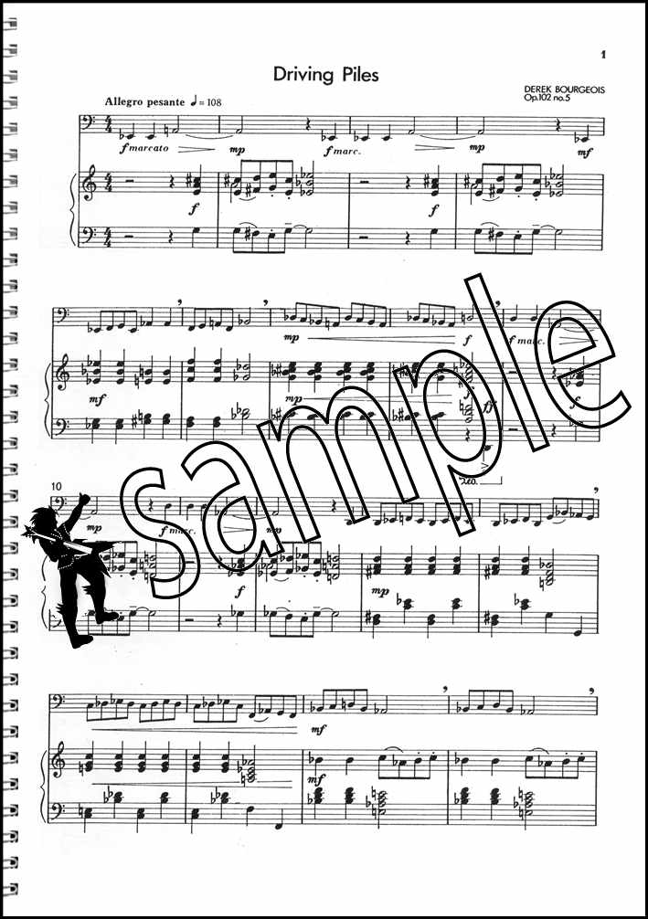 2nd sample page from Up Front Album for Eb Bass/Tuba Book 2 Treble Clef