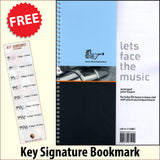 front cover of Lets Face The Music for Tuba/Eb Bass Bass Clef together with free Bass Glef bookmark
