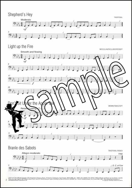 1st sample page from Easy Winners for Tuba Bass Clef Book/CD