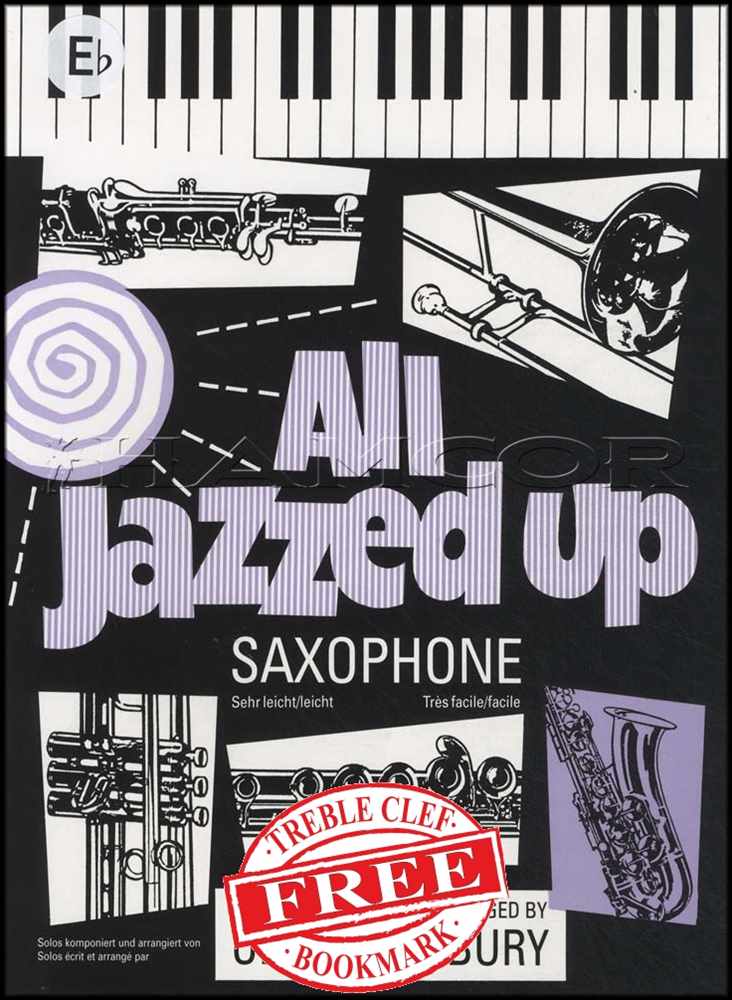 front cover of All Jazzed Up for Alto Saxophone by Oliver Ledbury