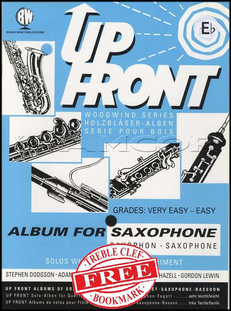 front cover of Up Front Album for Alto Saxophone