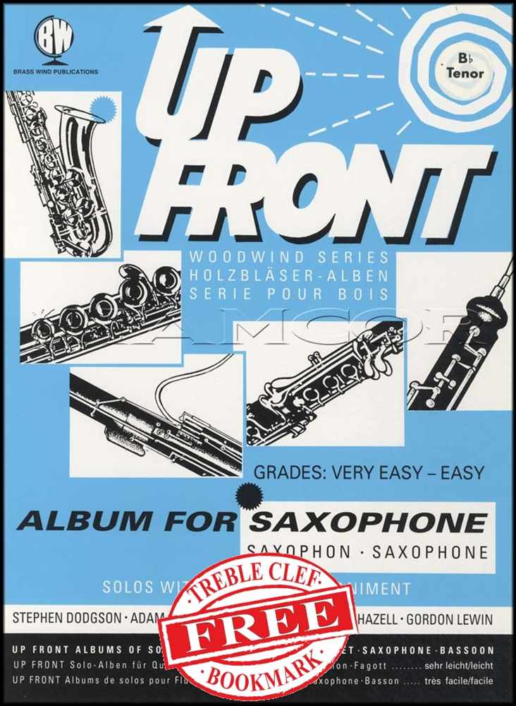 front cover of Up Front Album for Tenor Saxophone