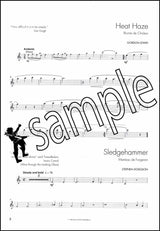 1st sample page from Up Front Album for Tenor Saxophone
