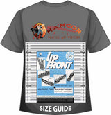 front cover of Up Front Album for Tenor Saxophone on a size guide