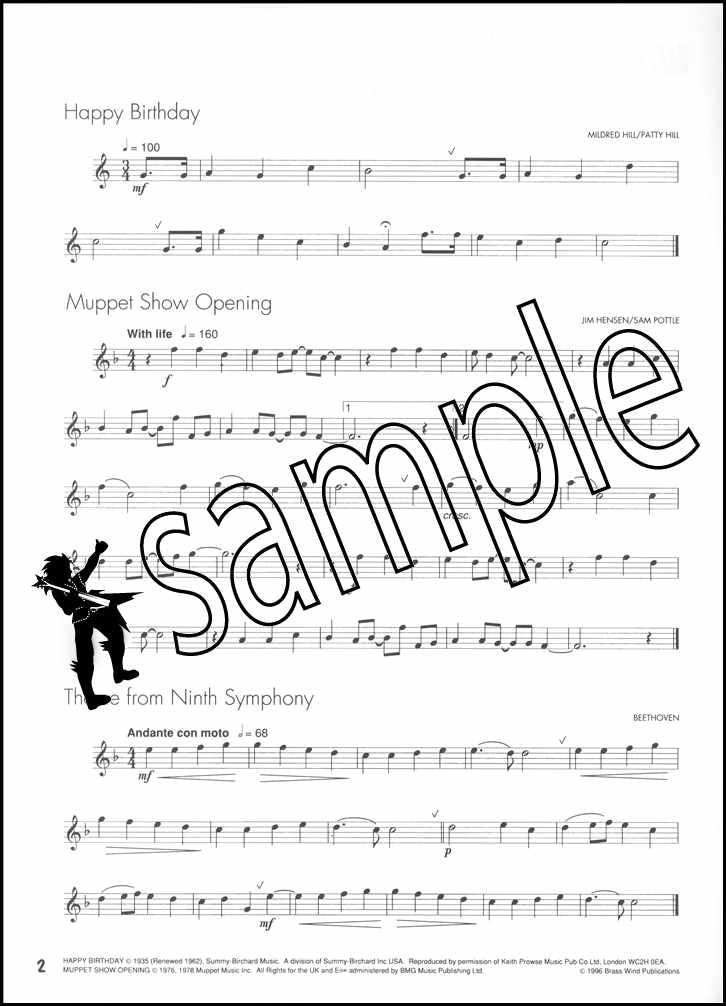 1st sample page from Winners Galore for Saxophone