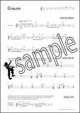 1st sample page from Modal Workout 01 for Alto Saxophone Book/CD by Jeffery Wilson