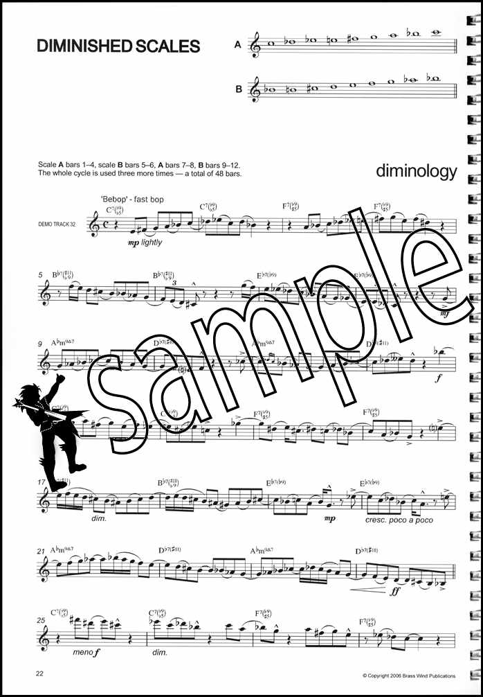 3rd sample page from Modal Workout 02 for Alto Saxophone Book/CD by Jeffery Wilson