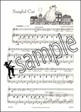 3rd sample page from Charismatic Cats for Alto Saxophone by Martin Ellerby