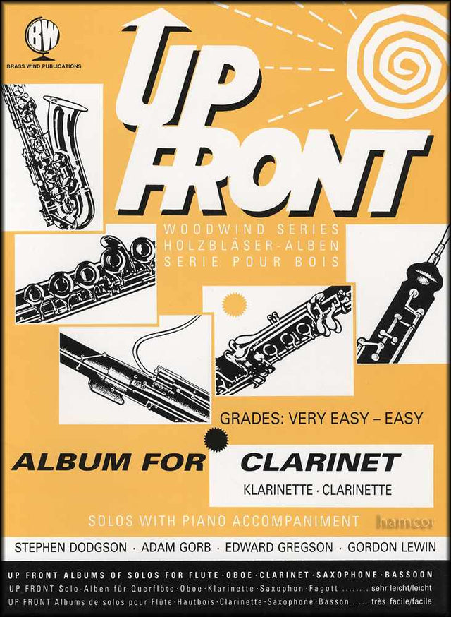 front cover of Up Front Album for Clarinet