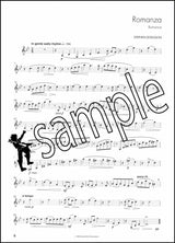 2nd sample page from Up Front Album for Clarinet
