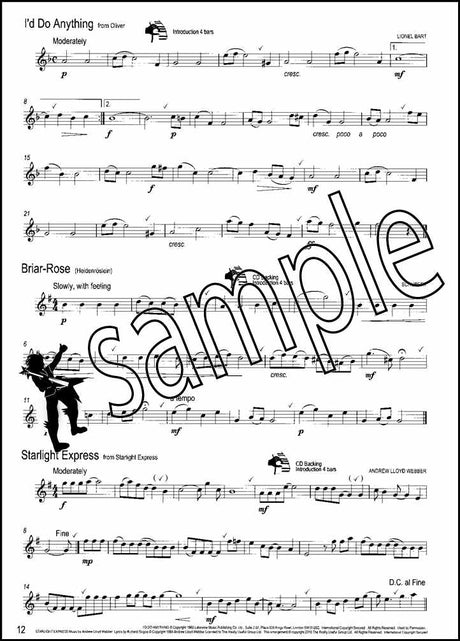 2nd sample page from Winner Scores All Flute Book/CD