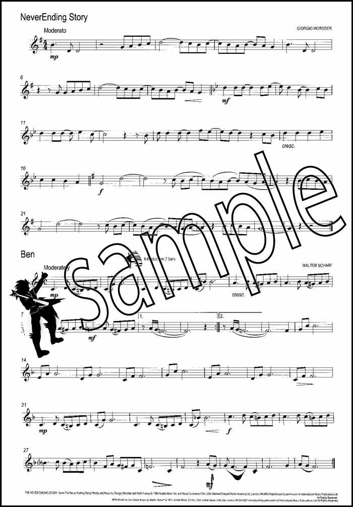 1st sample page from Great Winners for Clarinet Book/CD