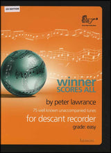 front cover of Winner Scores All for Descant Recorder Book/CD