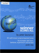 front cover of Winner Scores All Trumpet Euphonium Trombone Book/CD