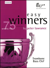 front cover of Easy Winners for Trombone Bass Clef Book/CD