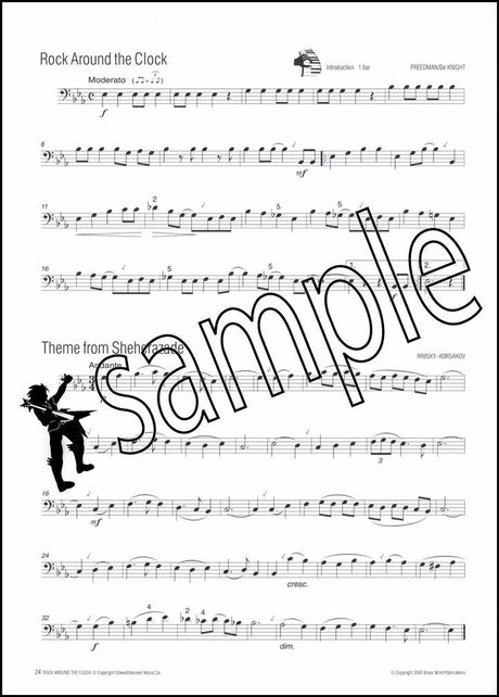 3rd sample page from Easy Winners for Trombone Bass Clef Book/CD