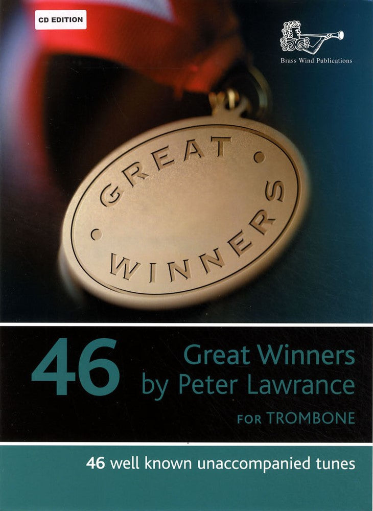 front cover of Great Winners Trombone Bass Clef Book/CD