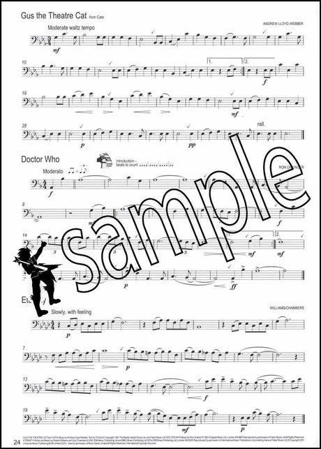 3rd sample page from Winner Scores All Trombone Bass Clef Book/CD
