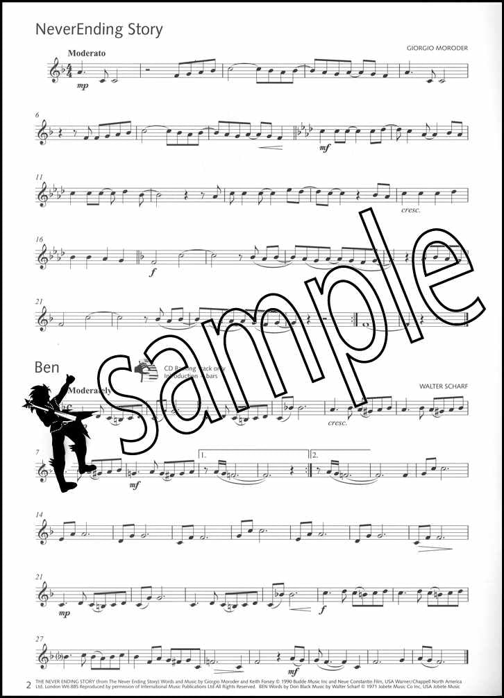 1st sample page from Great Winners for Treble Brass Book Only