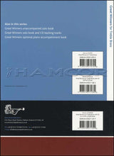 back cover of Great Winners for Treble Brass Book Only