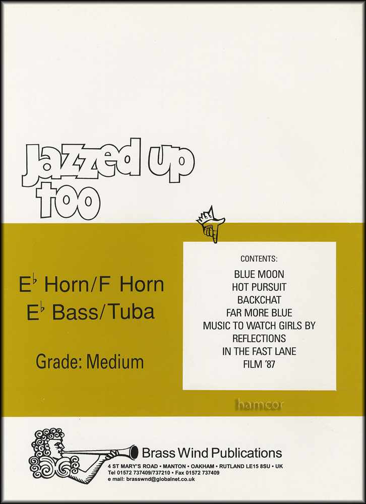 back cover of Jazzed Up Too for Eb Tuba Bass Clef Book Only by Robert Ramskill