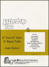 back cover of Jazzed Up Too for Eb Tuba Bass Clef Book Only by Robert Ramskill