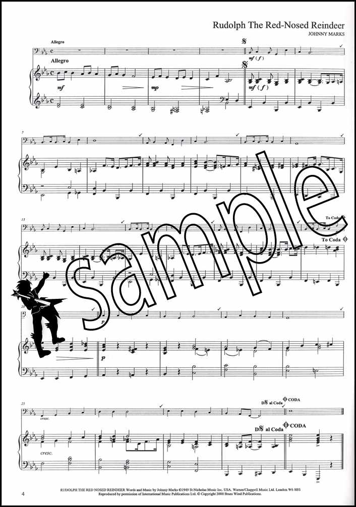 2nd sample page from Easy Winners Piano Accompaniment for Tuba
