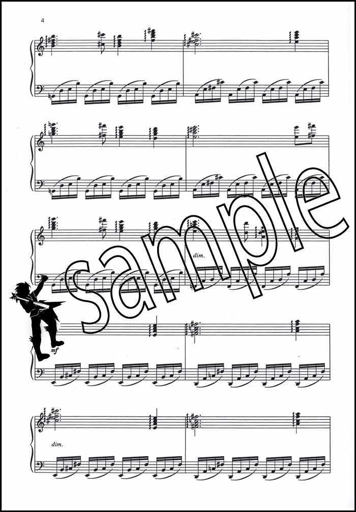 2nd sample page from Fantasy Pieces for Harp by Derek Bourgeois