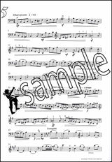 2nd sample page from Fantasy Pieces for Double Bass by Derek Bourgeois